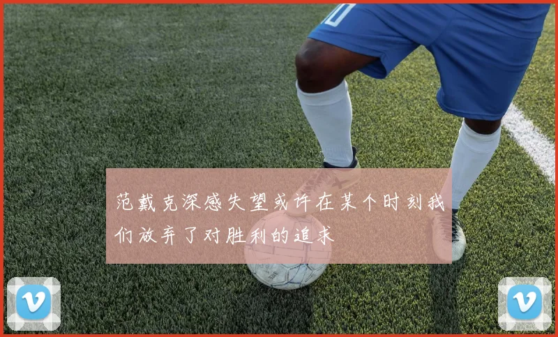 范戴克深感失望或许在某个时刻我们放弃了对胜利的追求